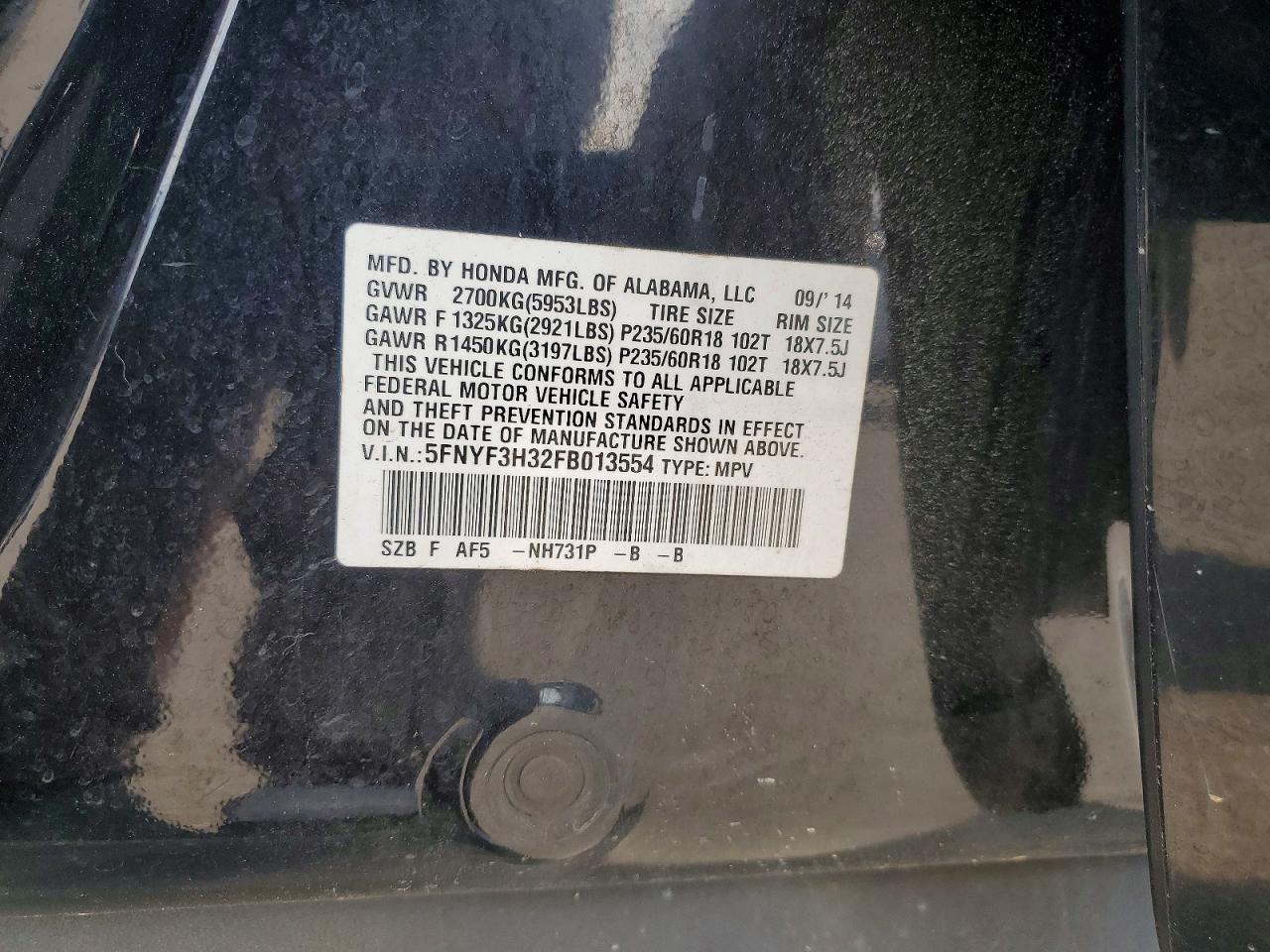 Honda Pilot Se