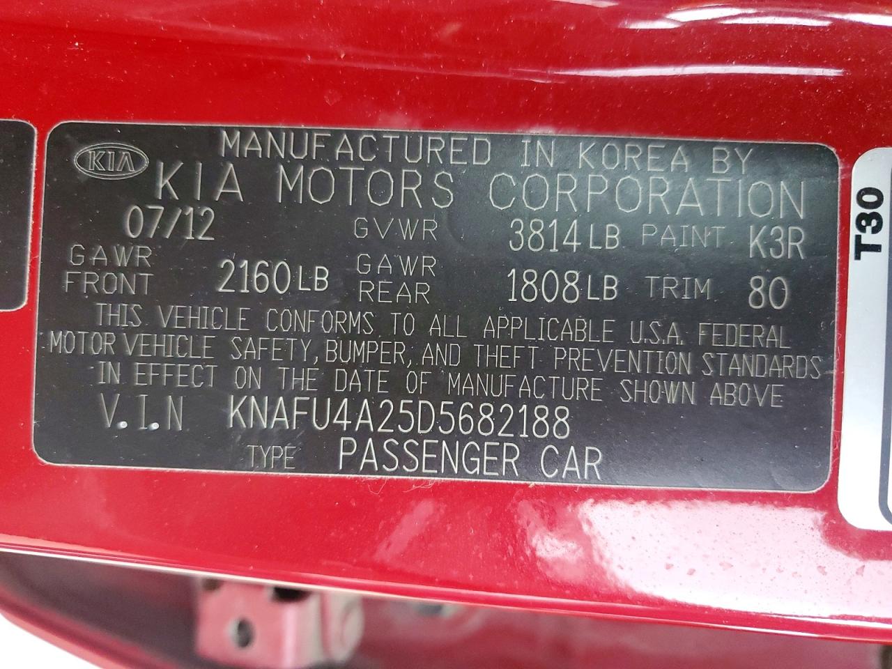 Kia Forte Ex