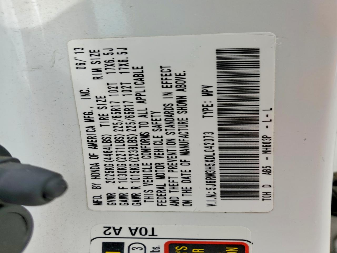 Honda Crv Ex