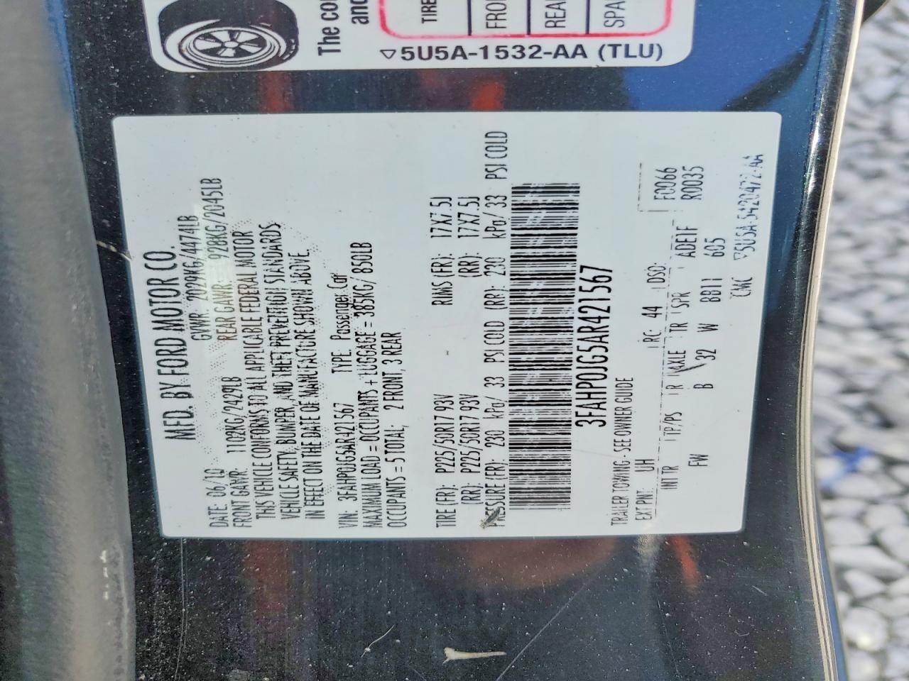 Ford Fusion Sel