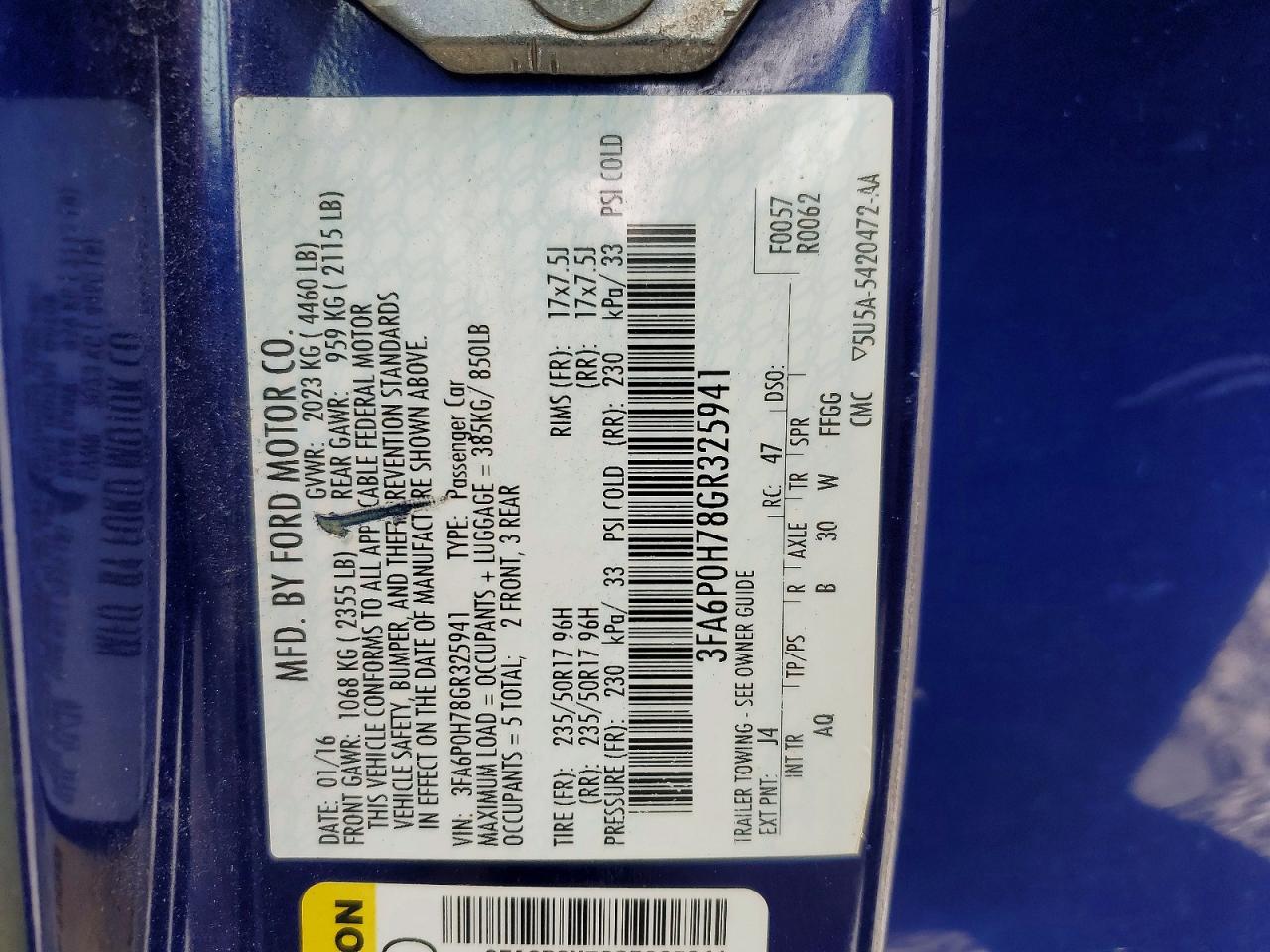 Ford Fusion Se