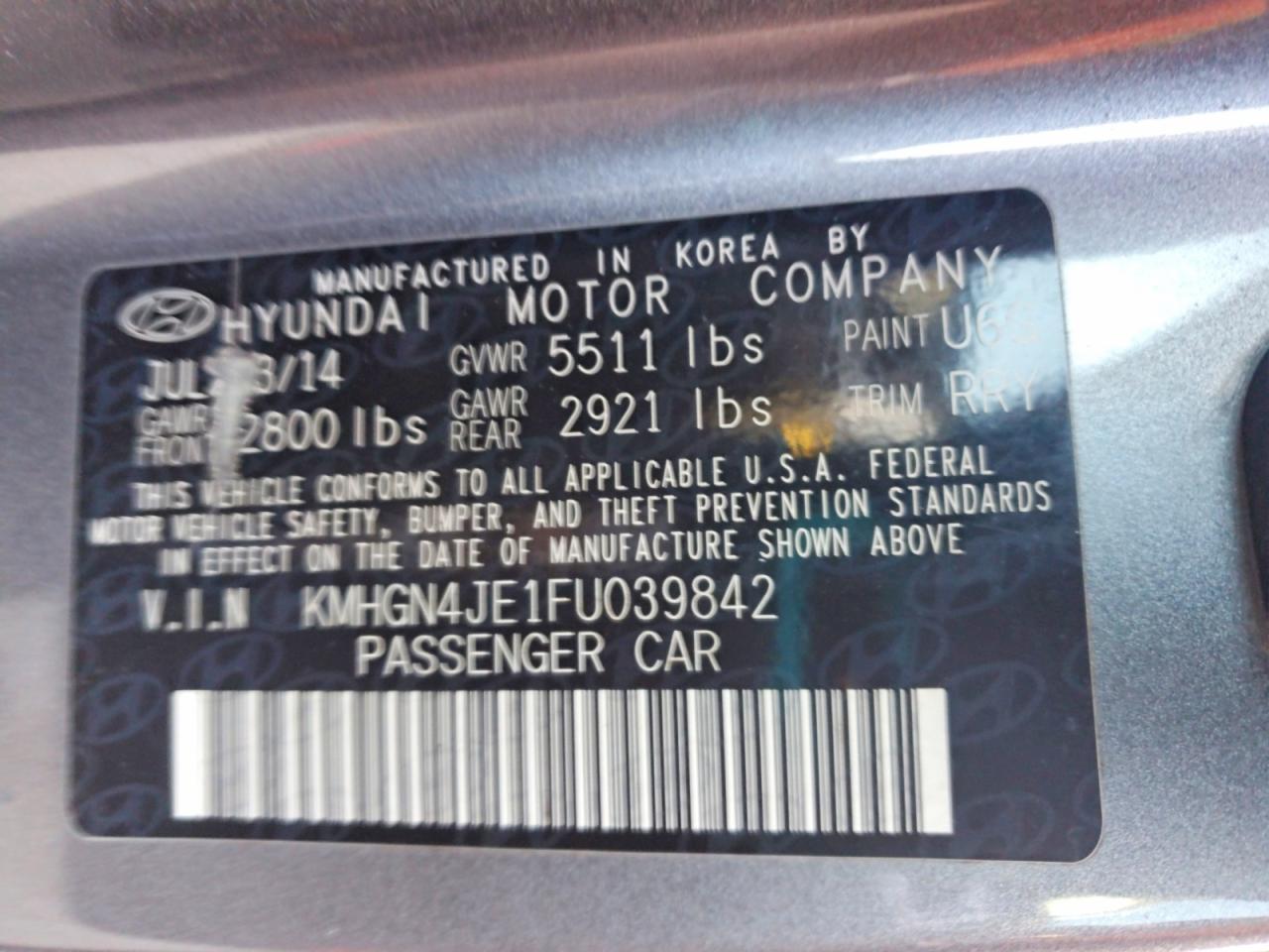 Hyundai Genesis 3.8l