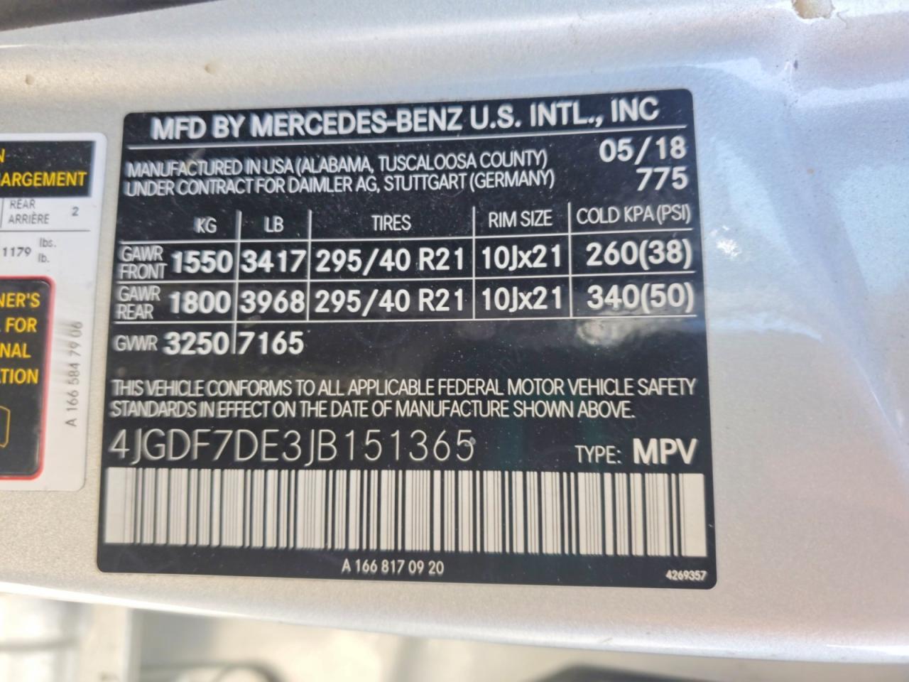 Mercedes-Benz Gls-class 550 4matic