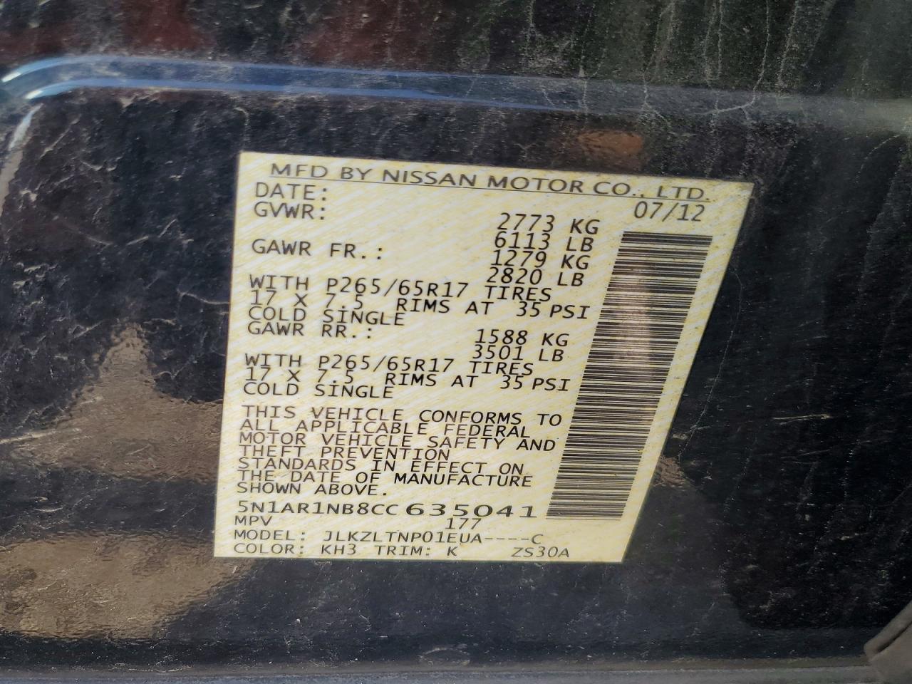Nissan Pathfinder S