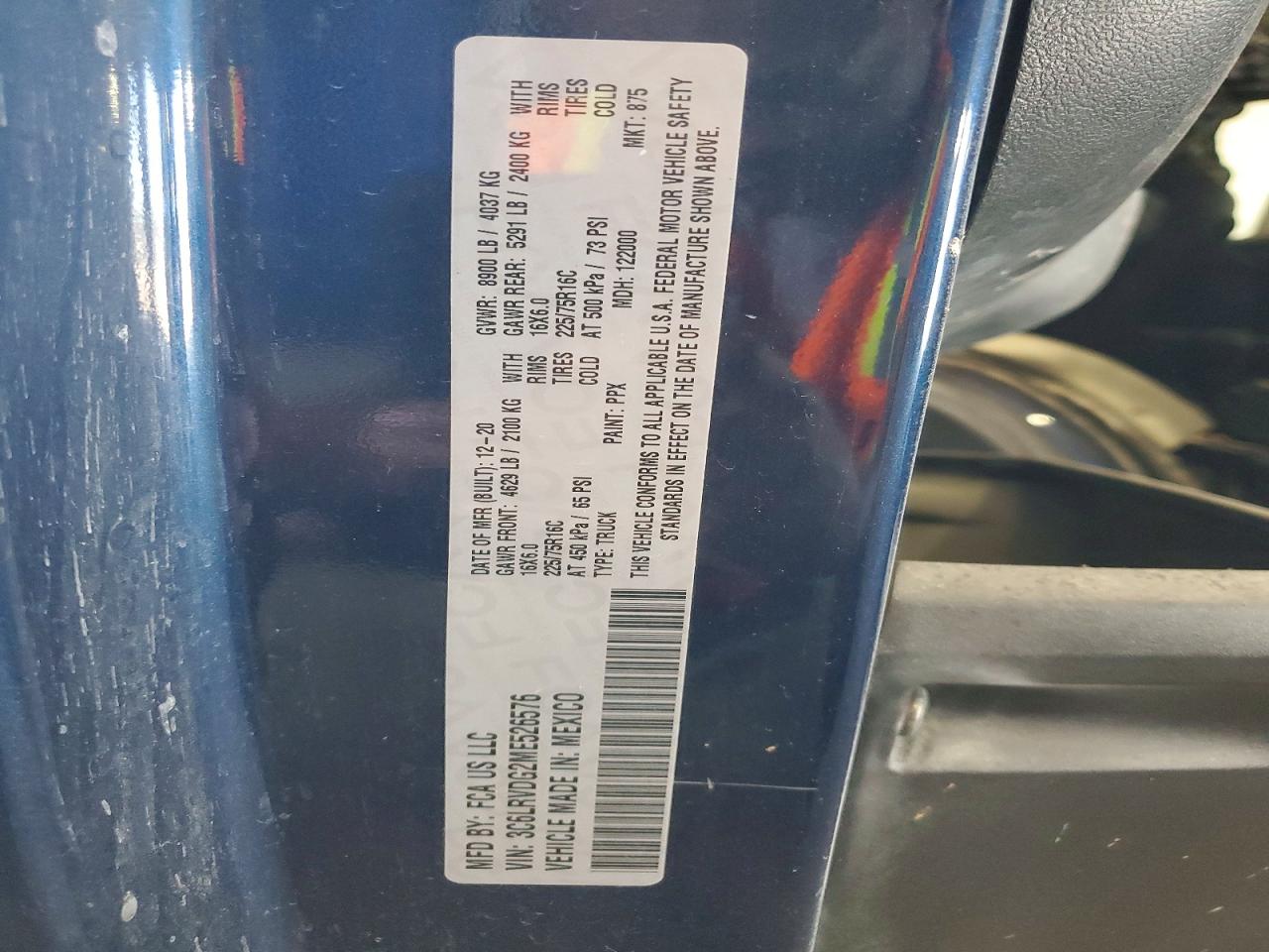 Ram Promaster 2500 High