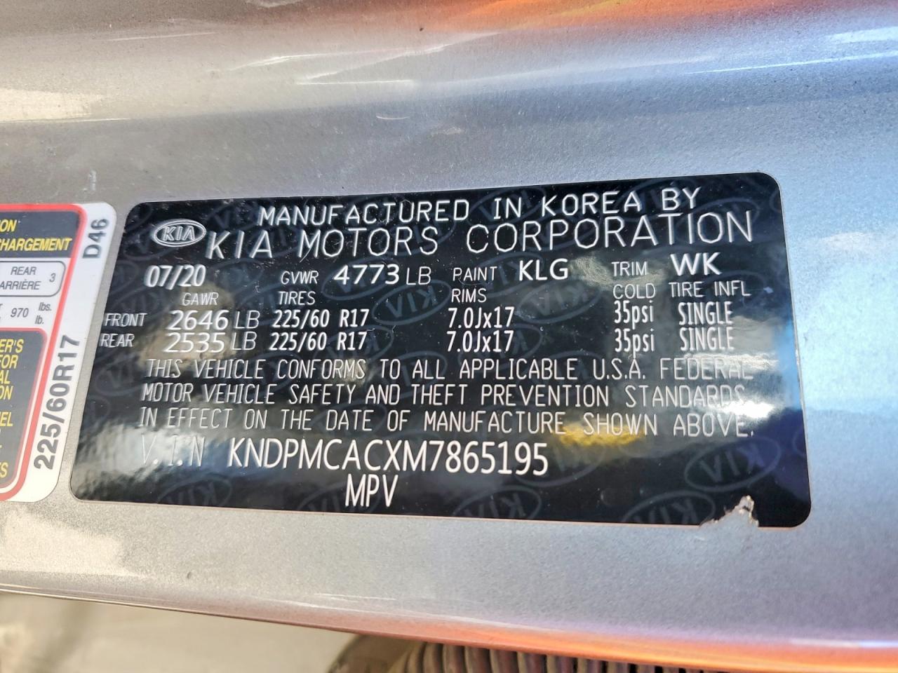 Kia Sportage Lx