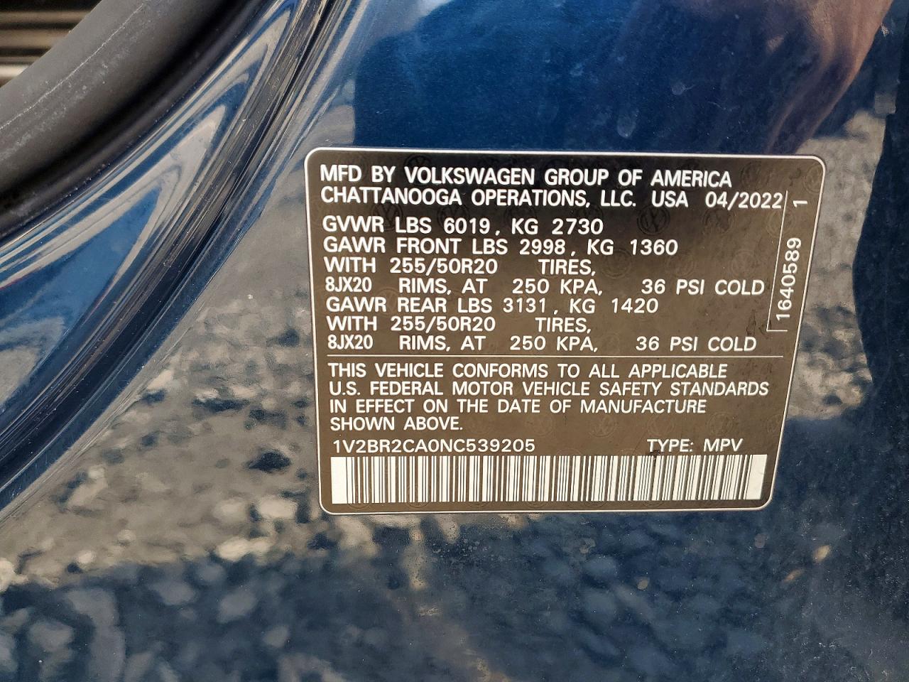 Volkswagen Atlas Sel