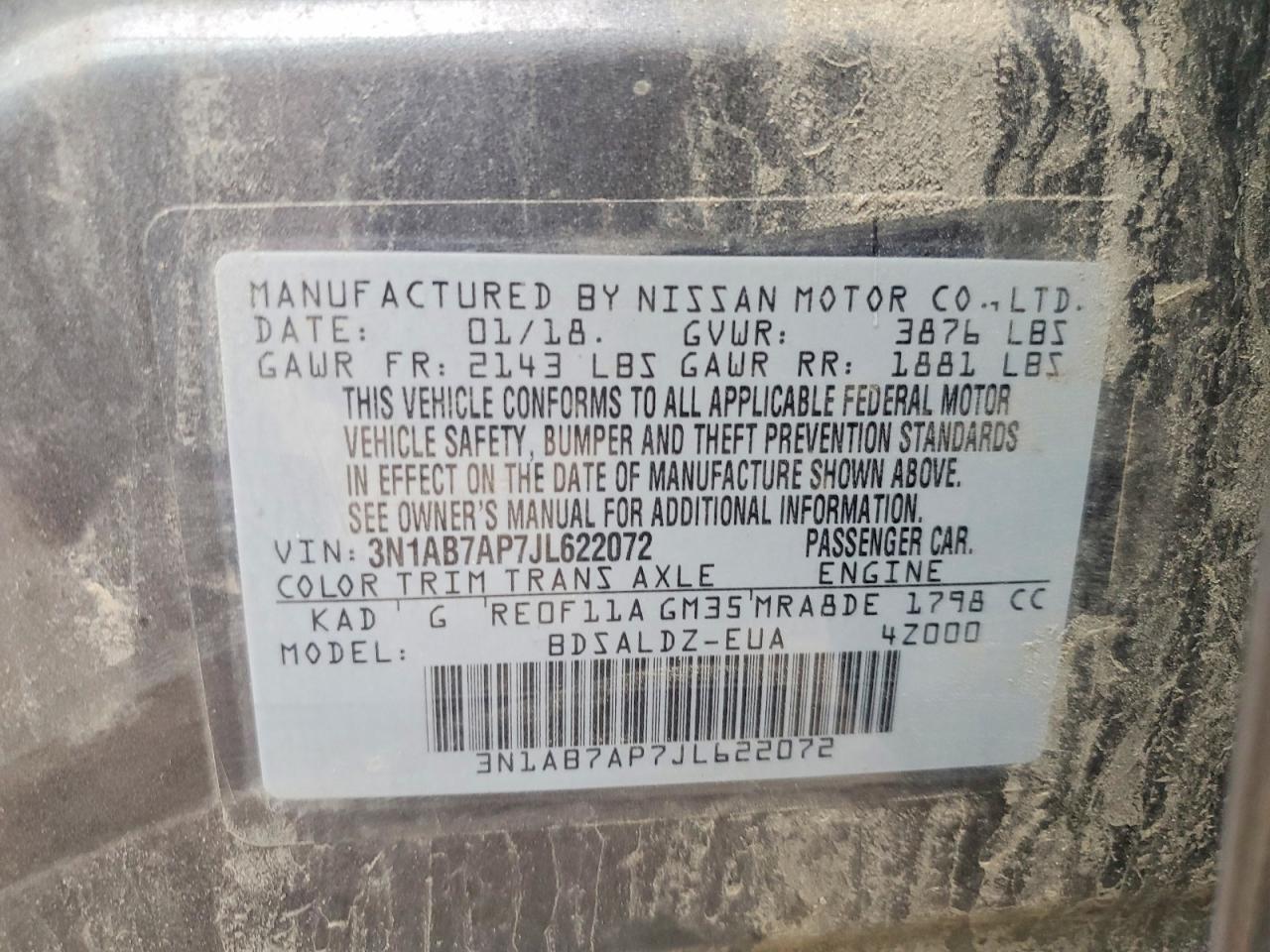 Nissan Sentra Sv