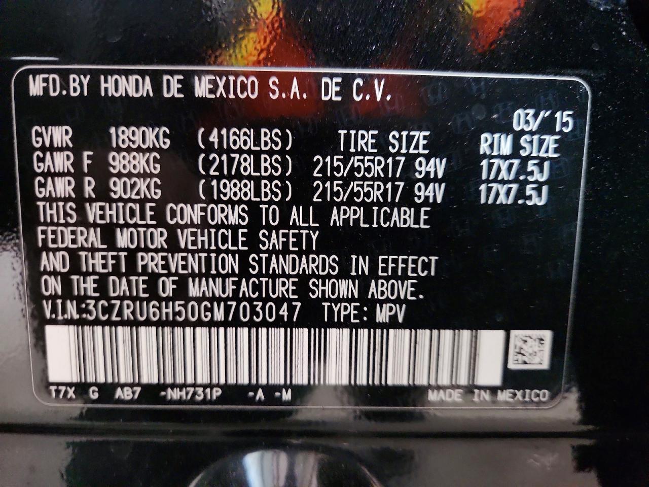 Honda HR-V Ex