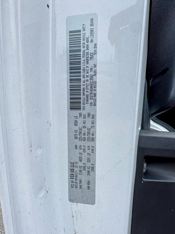 Ram Promaster 1500 Standard