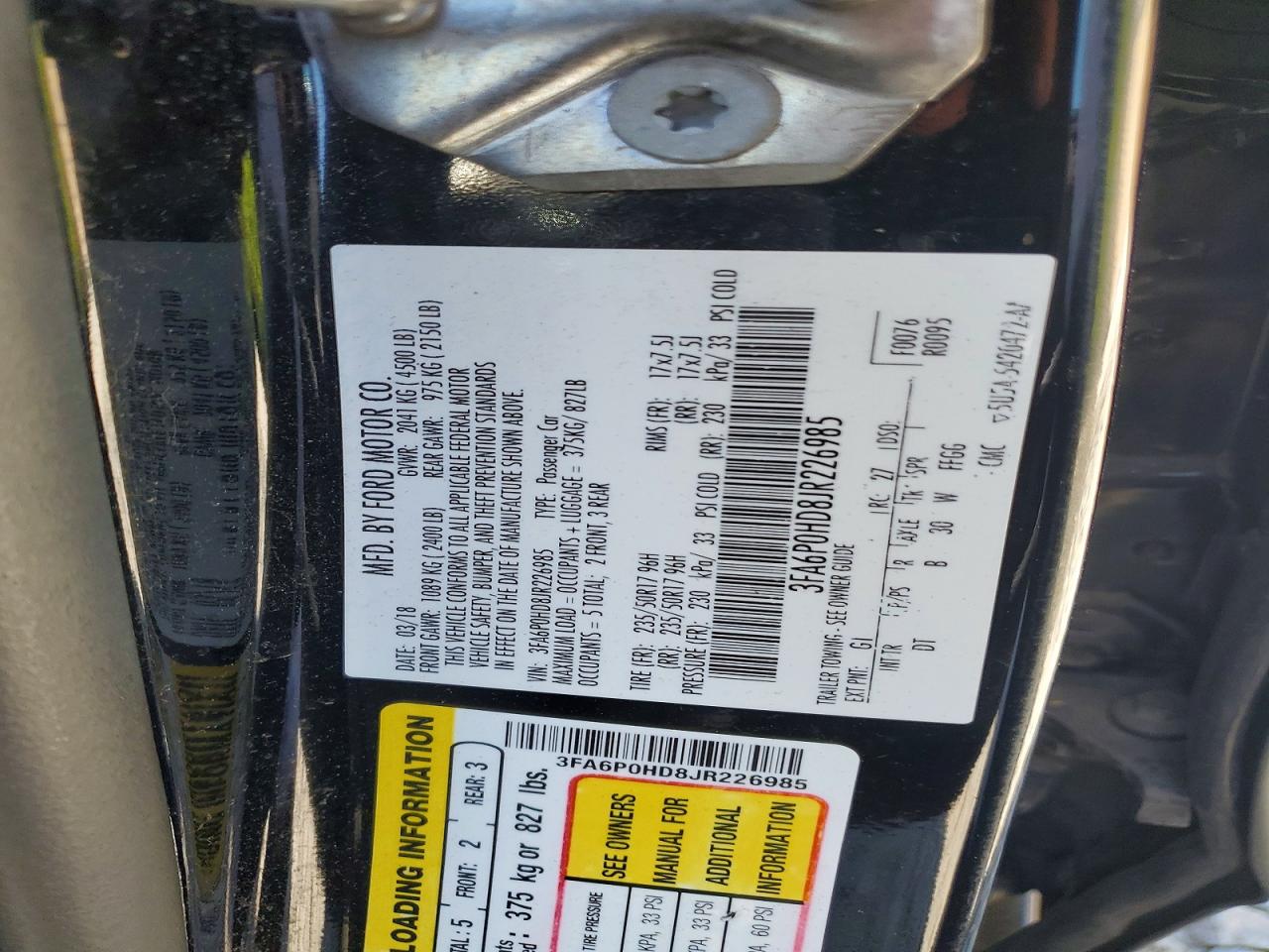 Ford Fusion Se