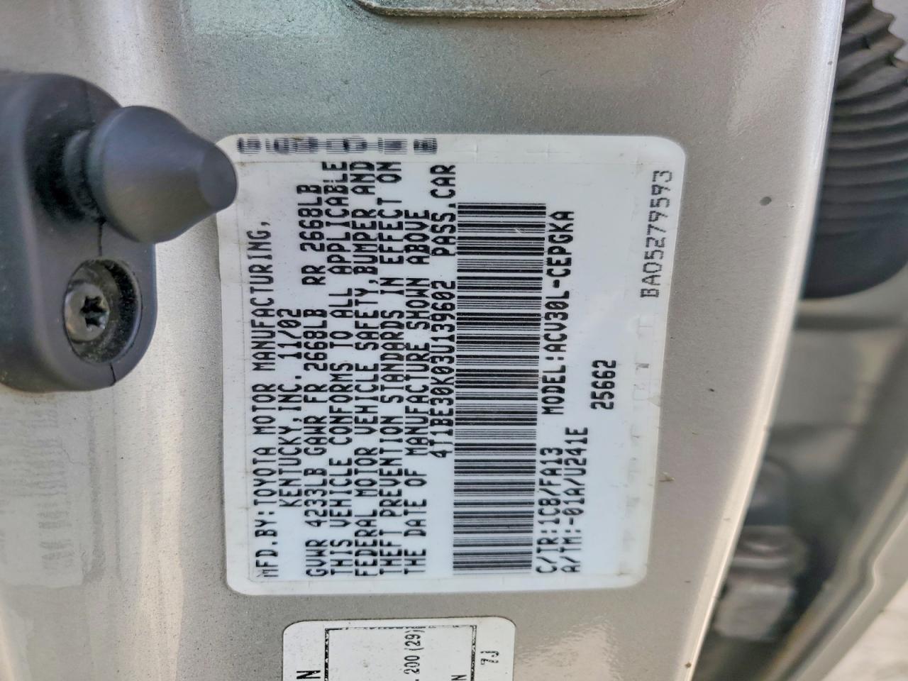 Toyota Camry Xle