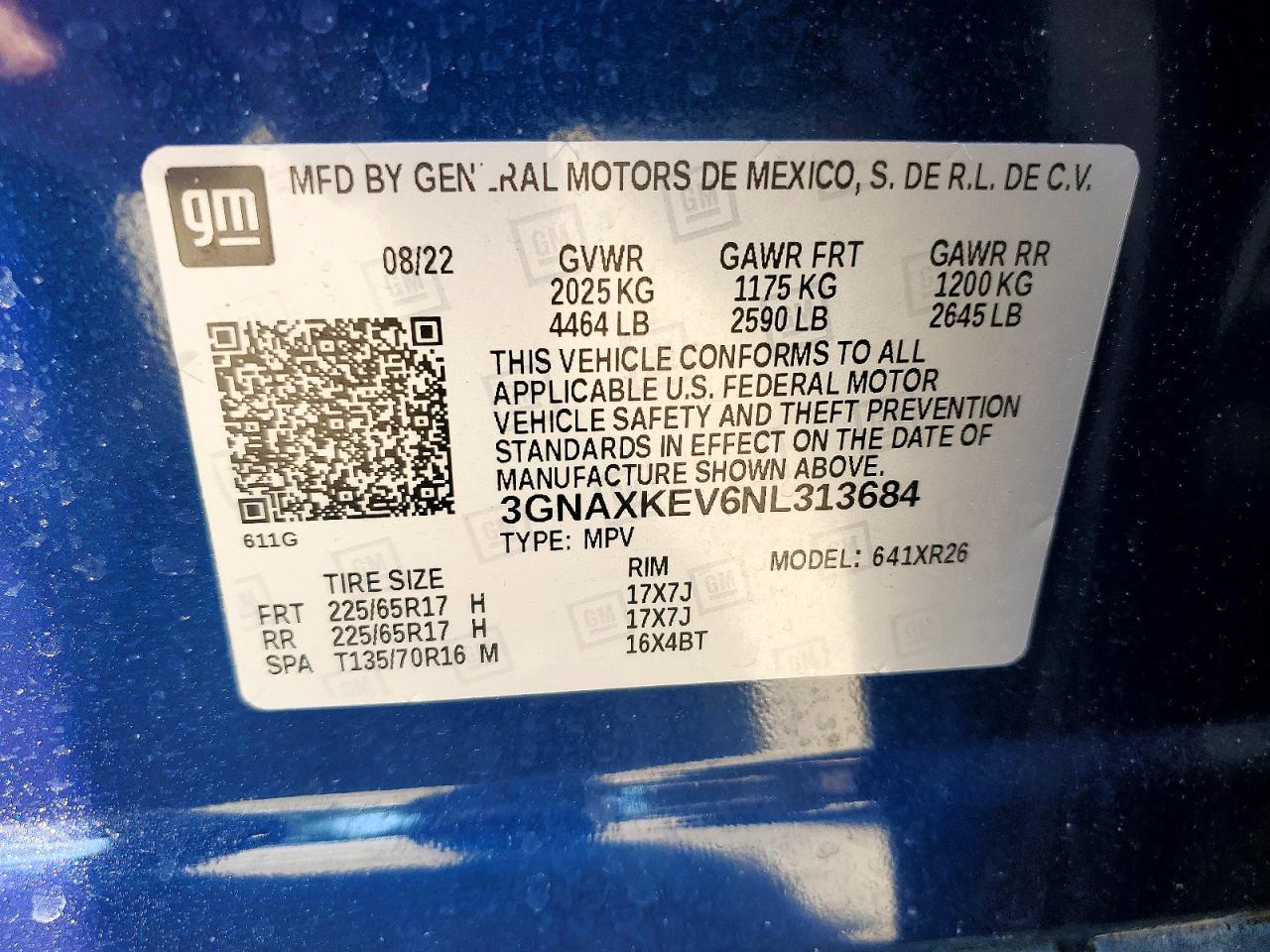 Chevrolet Equinox Lt