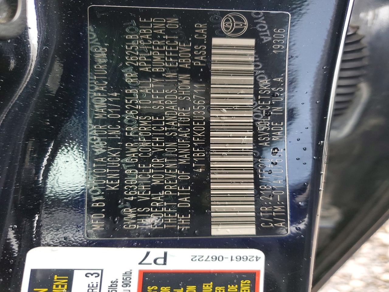 Toyota Camry Se