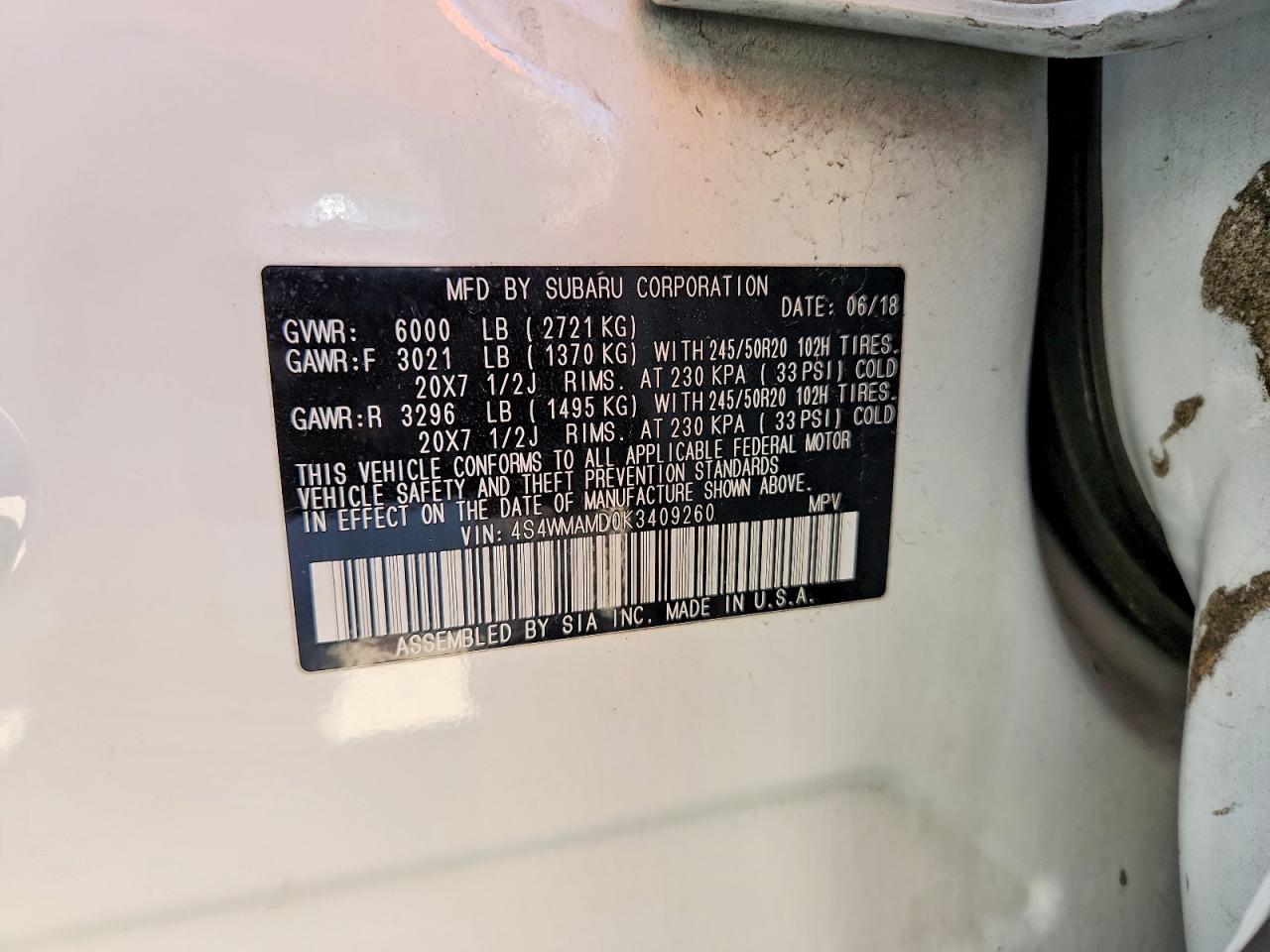 Subaru Ascent Limited