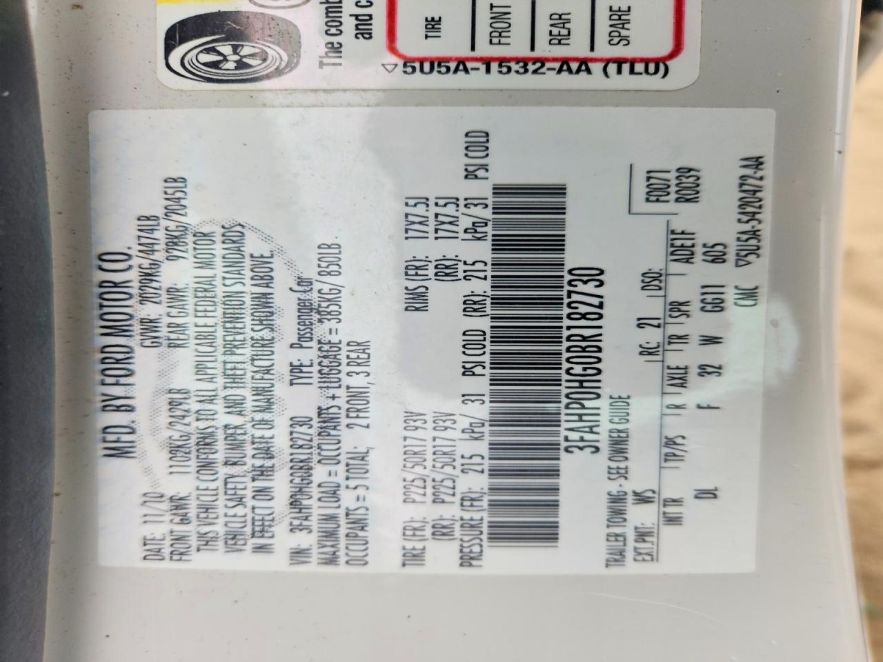 Ford Fusion Se