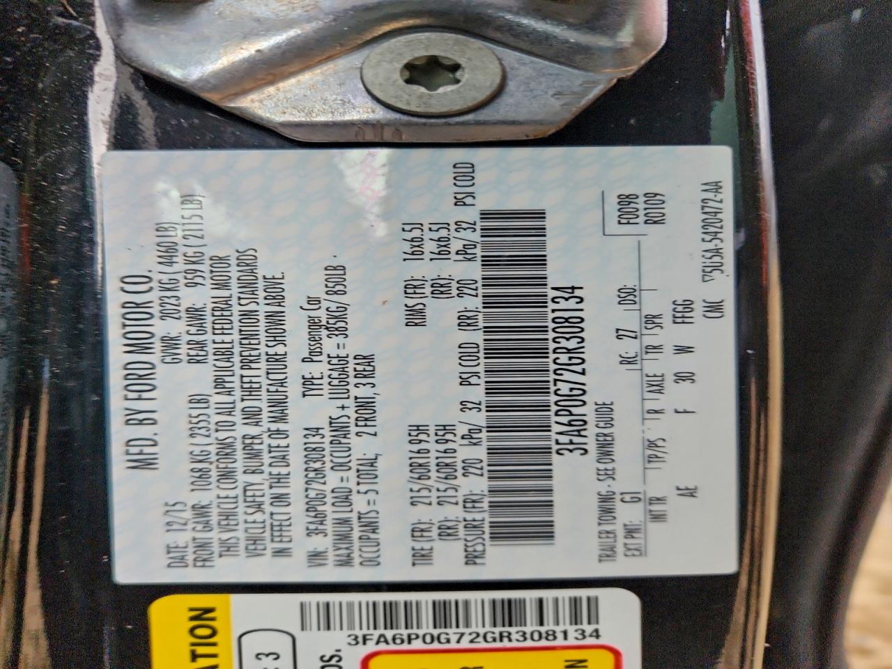 Ford Fusion S