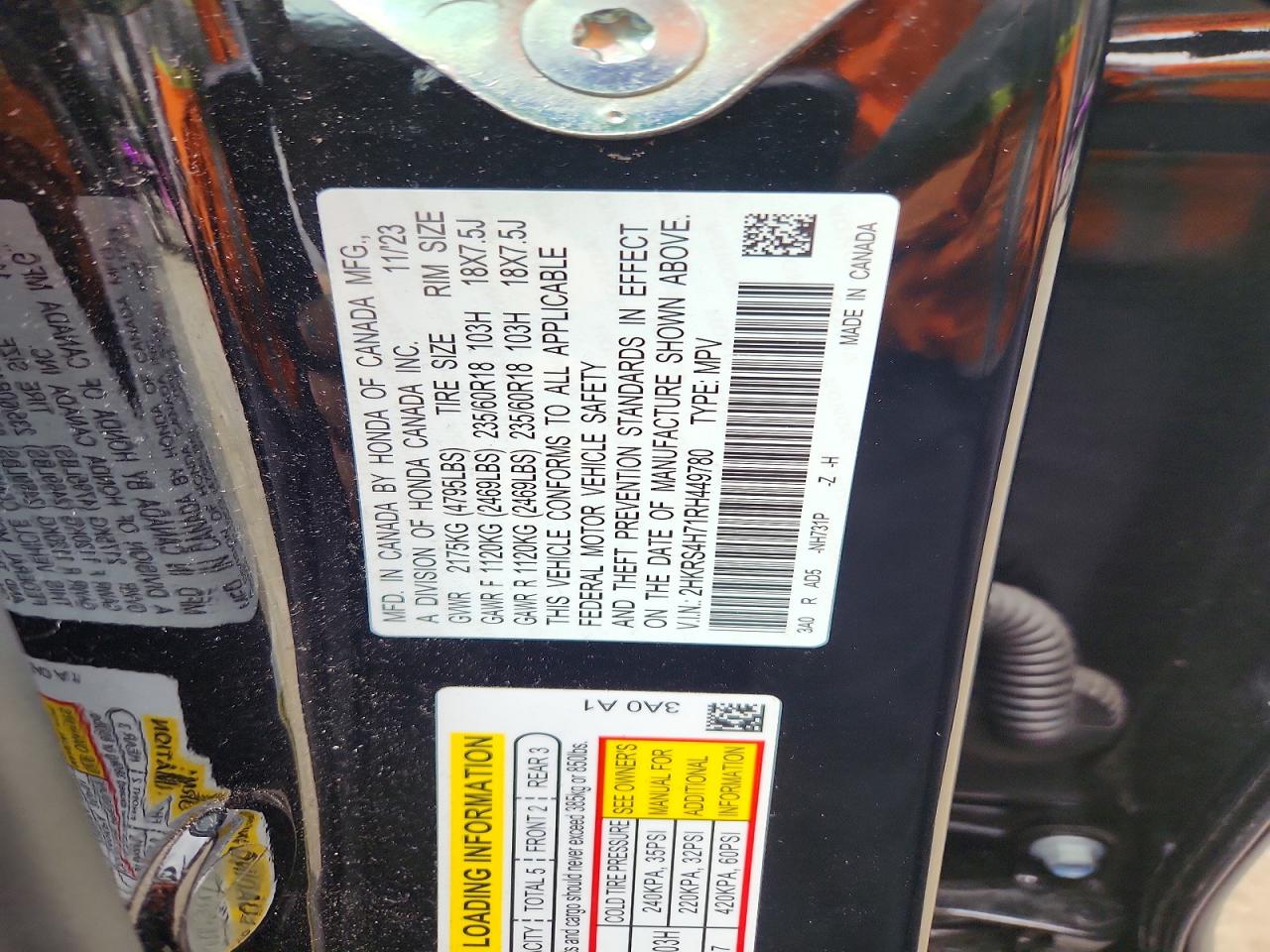 Honda Crv Exl