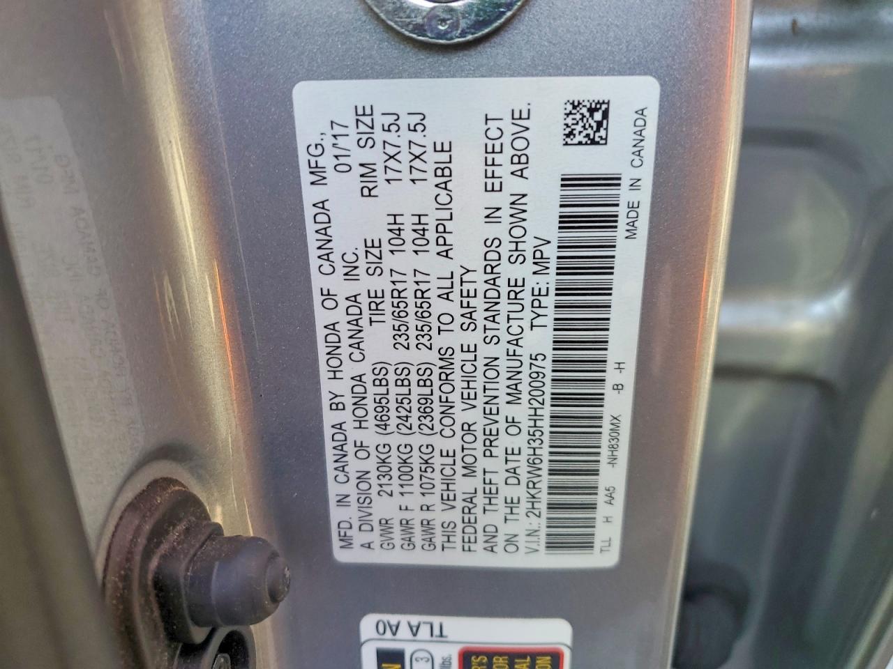 Honda Crv Lx