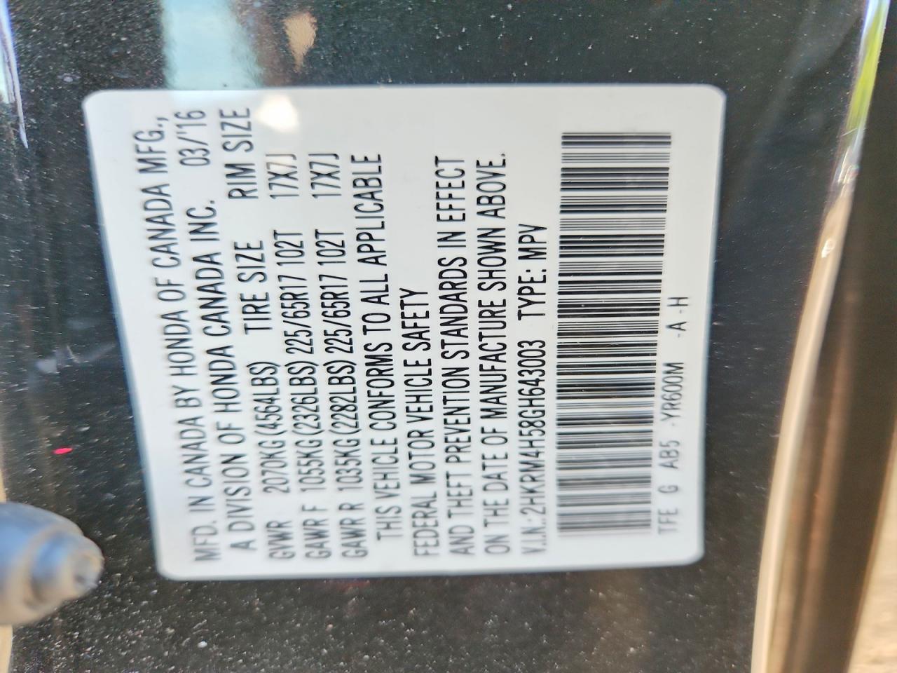 Honda Crv Ex