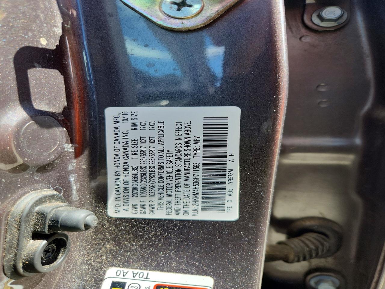 Honda Crv Ex