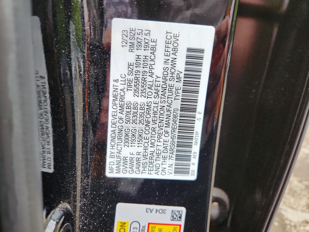 Honda Crv Sport Touring