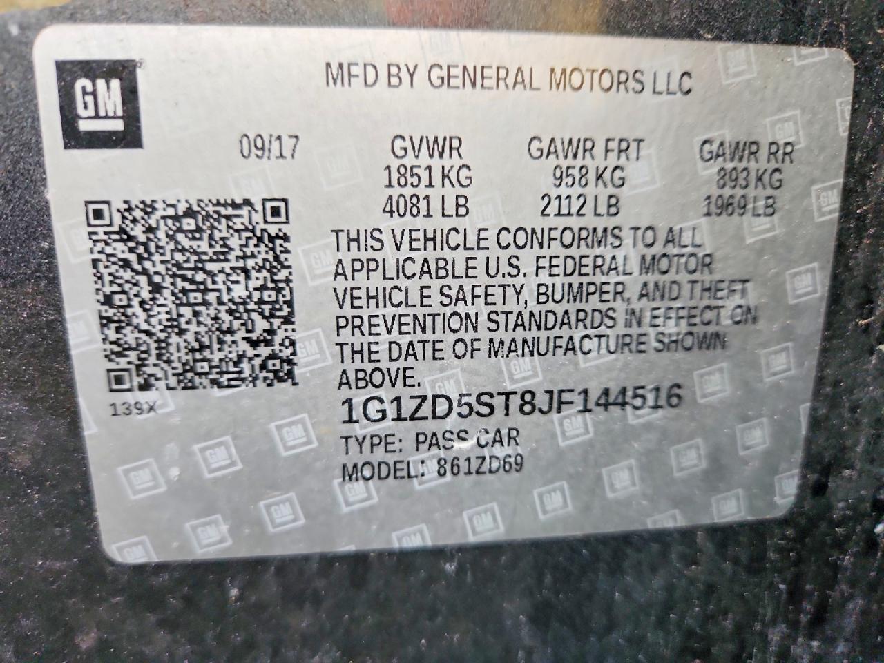 Chevrolet Malibu Lt