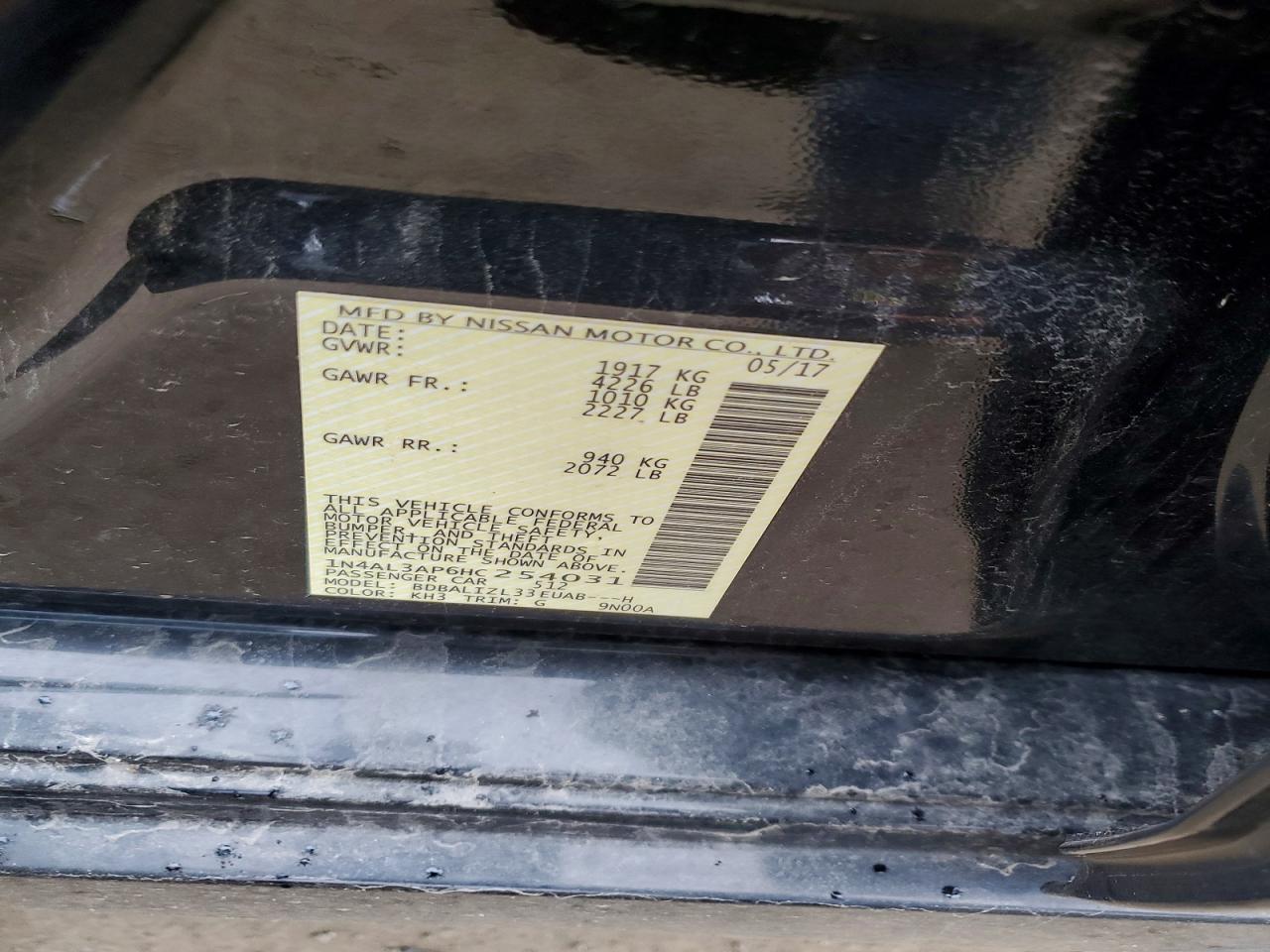 Nissan Altima 2.5 Sv