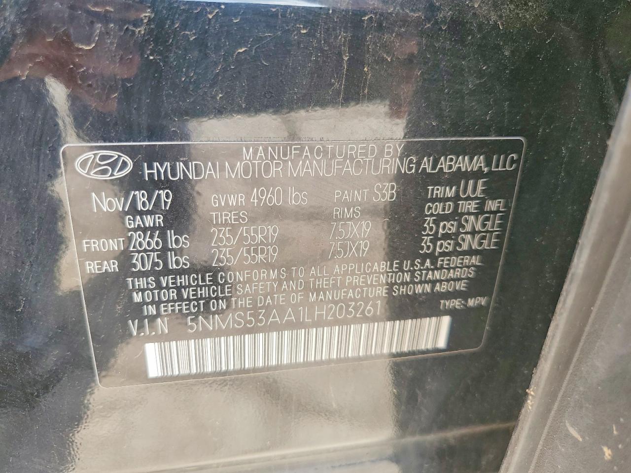 Hyundai SANTA FE Limited 2.0t
