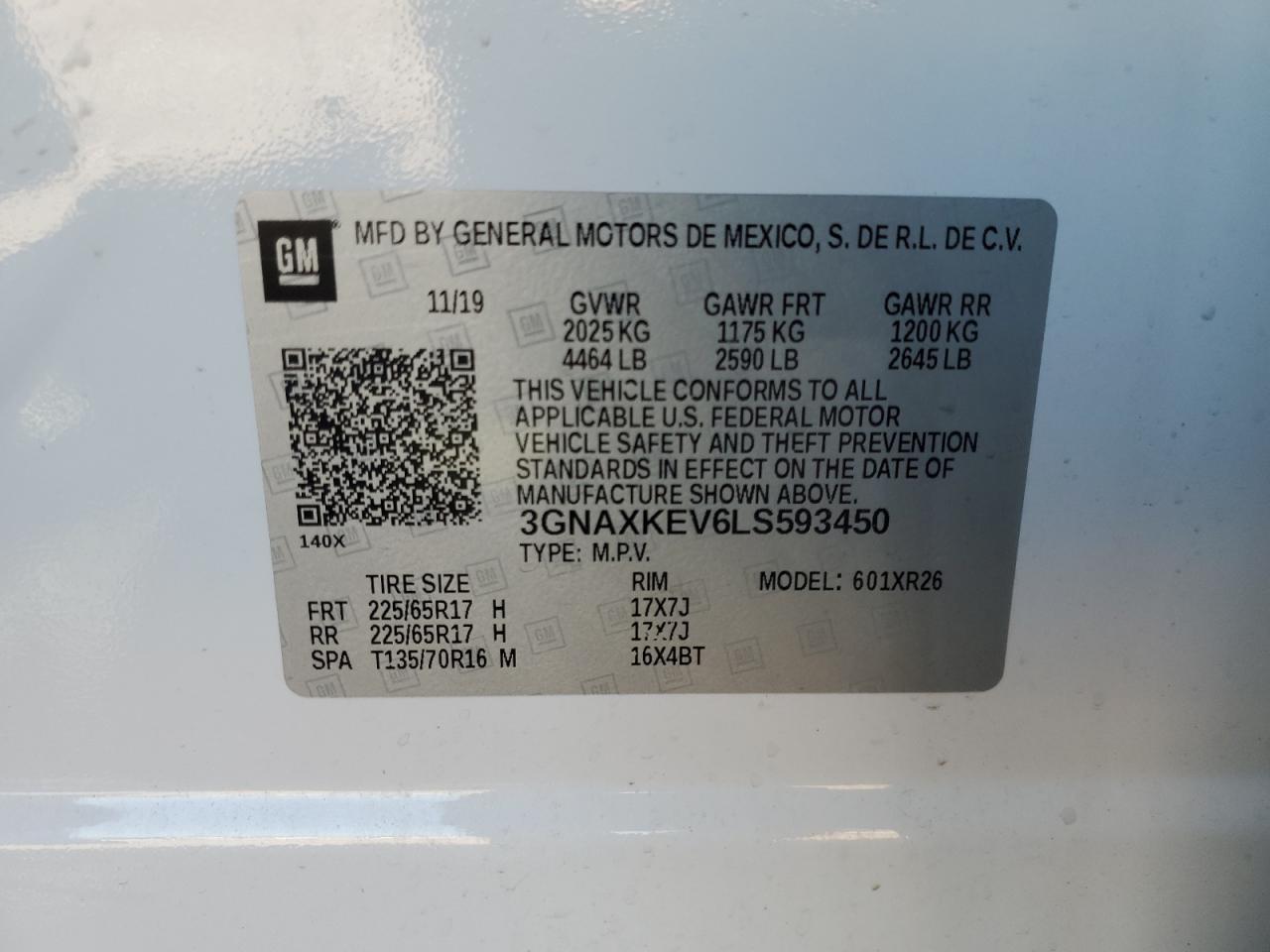 Chevrolet Equinox Lt