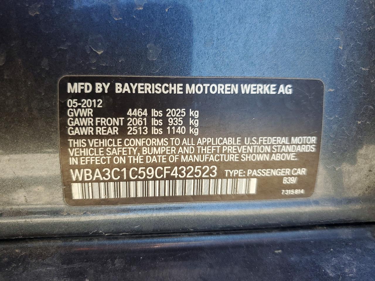 BMW 3 Series I Sulev