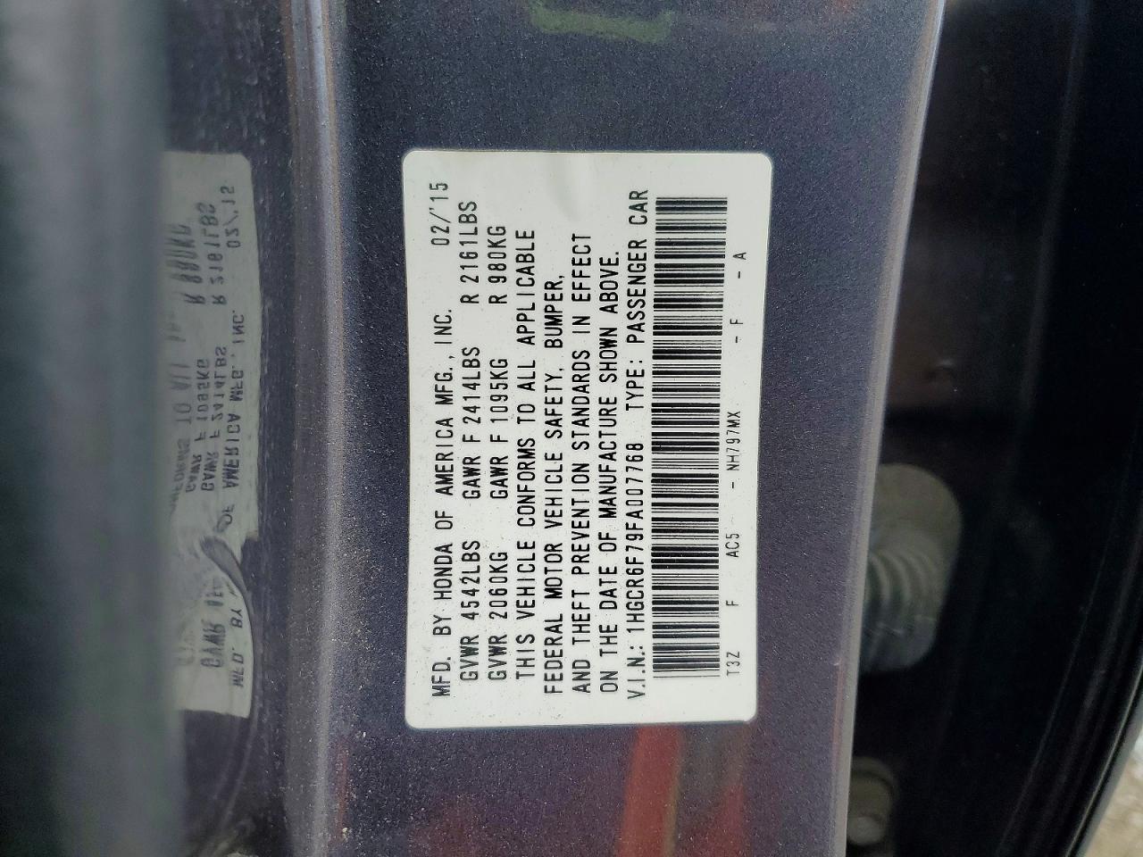 Honda Accord Touring Hybrid