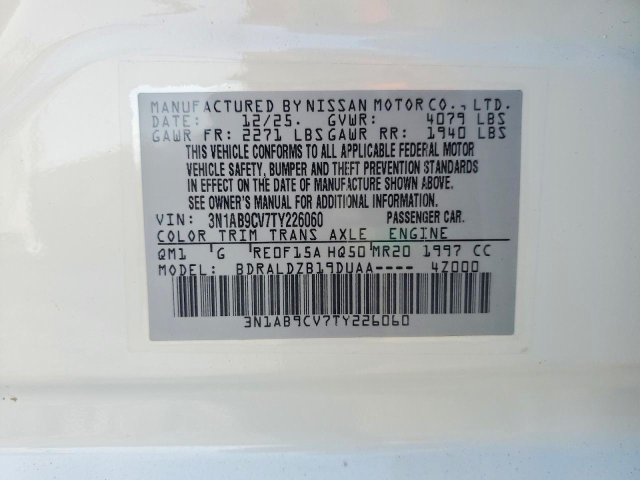 Nissan Sentra Sv