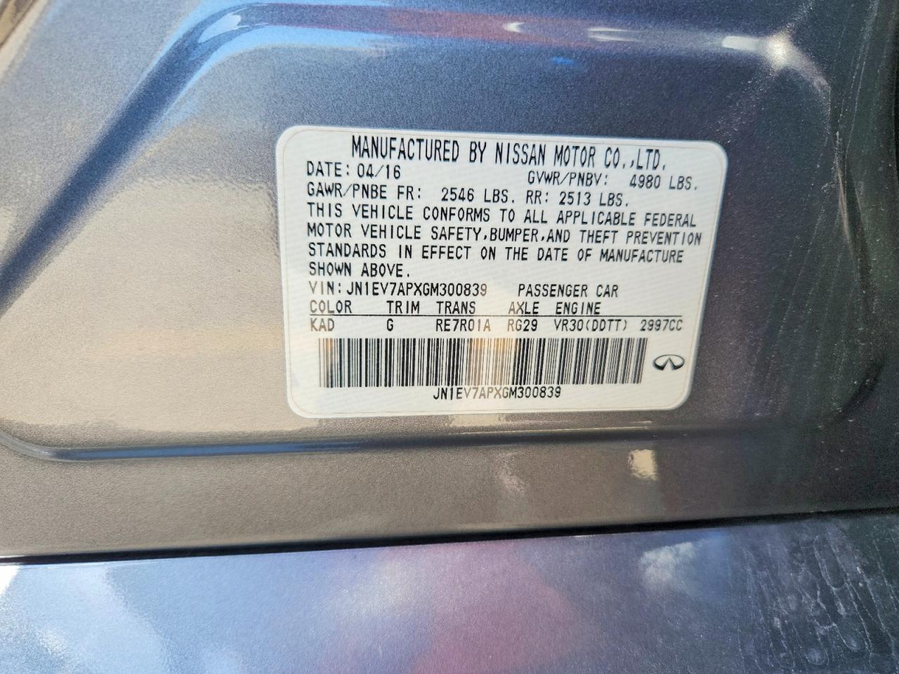 INFINITI Q50 3.0t P 3.0t Premium