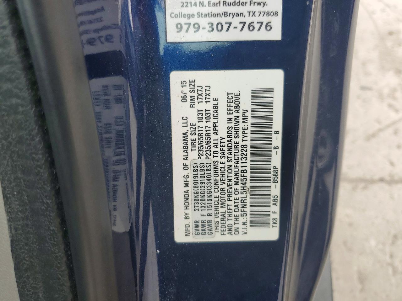 Honda Odyssey Ex