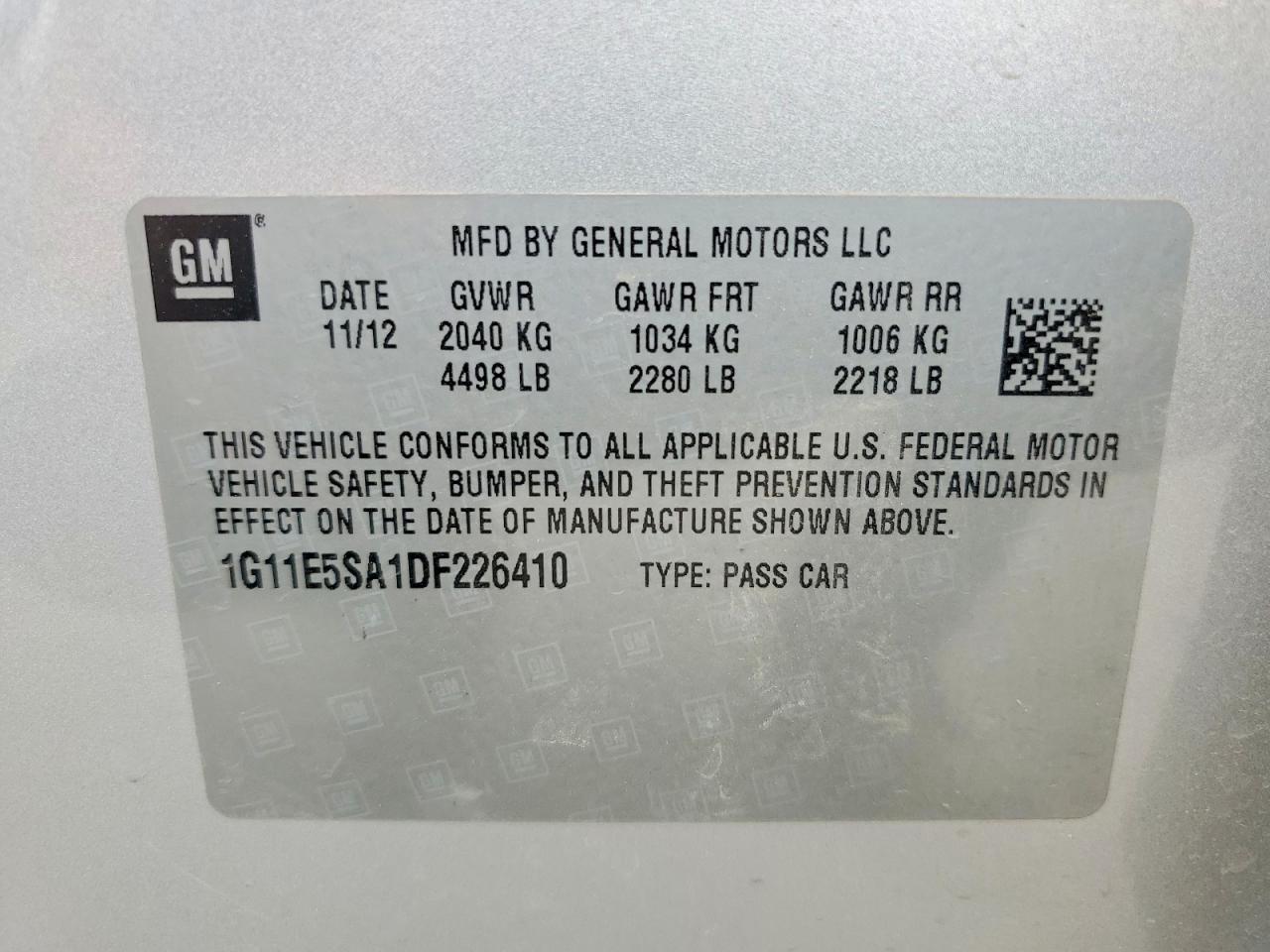 Chevrolet Malibu 2lt