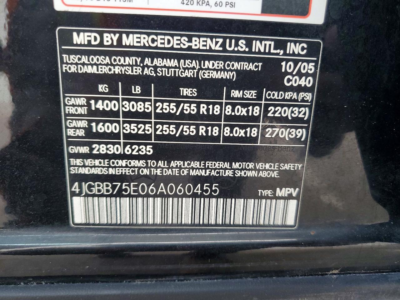 Mercedes-Benz M-Class 500