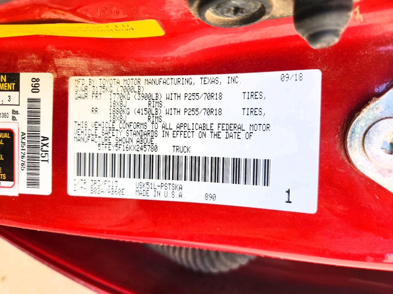 Toyota Tundra Crewmax Sr5