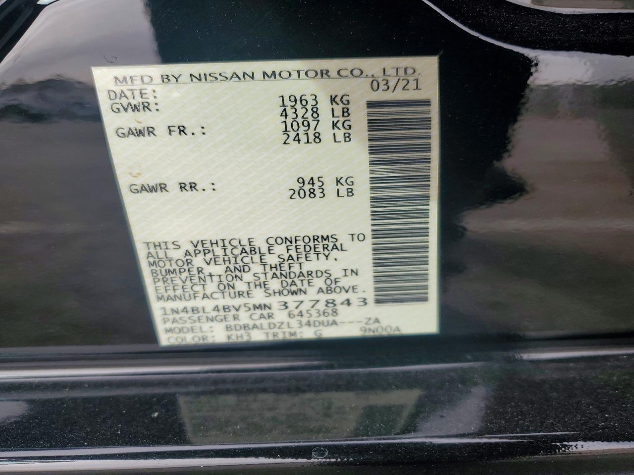 Nissan Altima 2.5 S