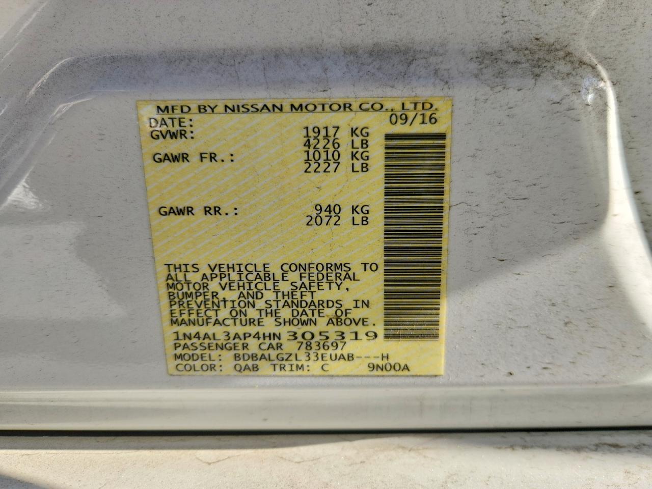 Nissan Altima 2.5 S