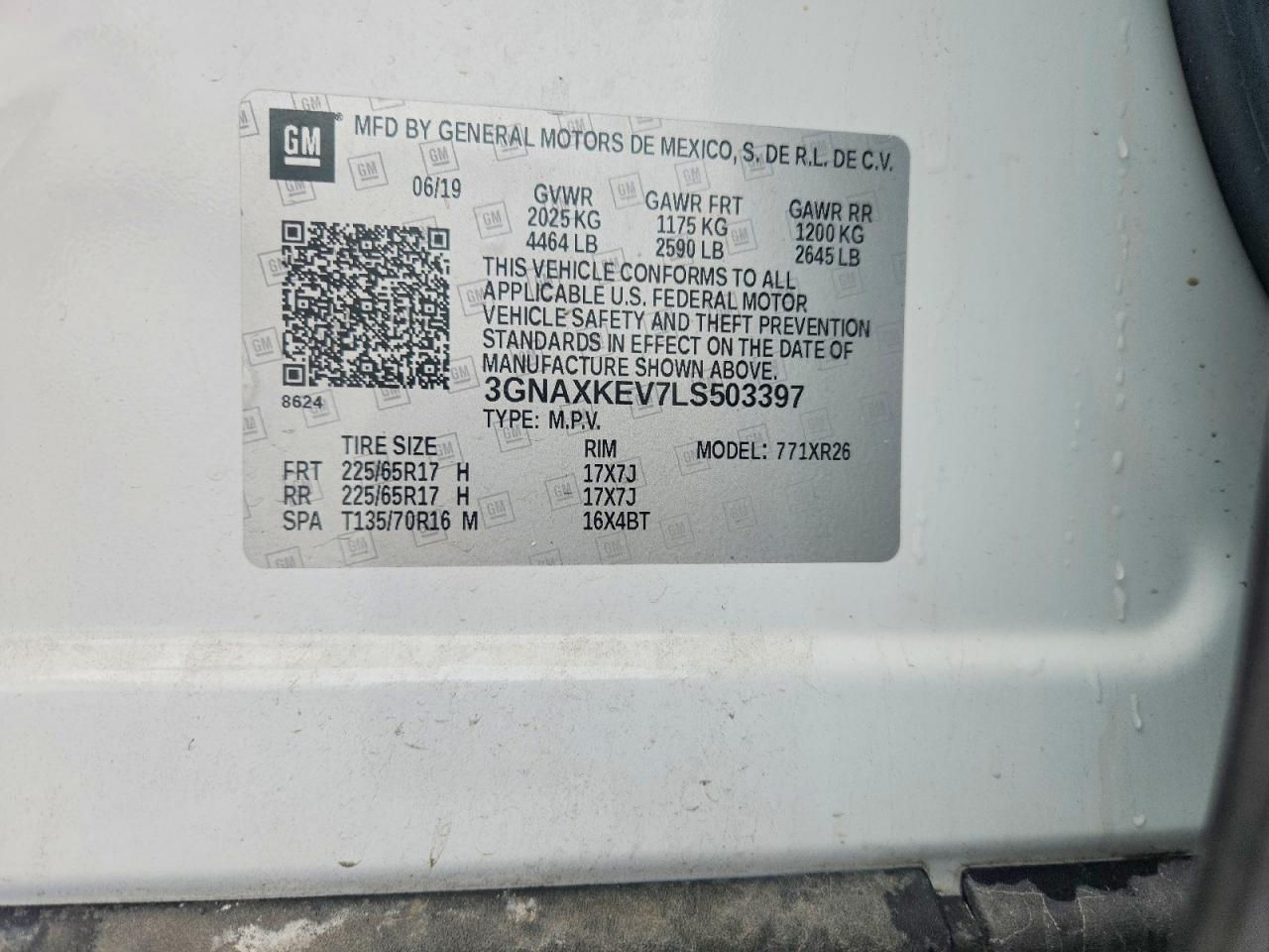 Chevrolet Equinox Lt
