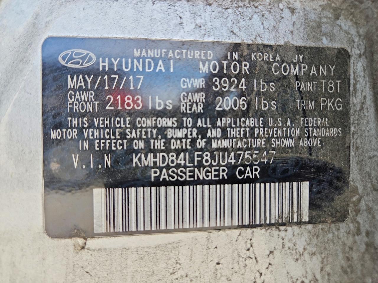 Hyundai ELANTRA Sel