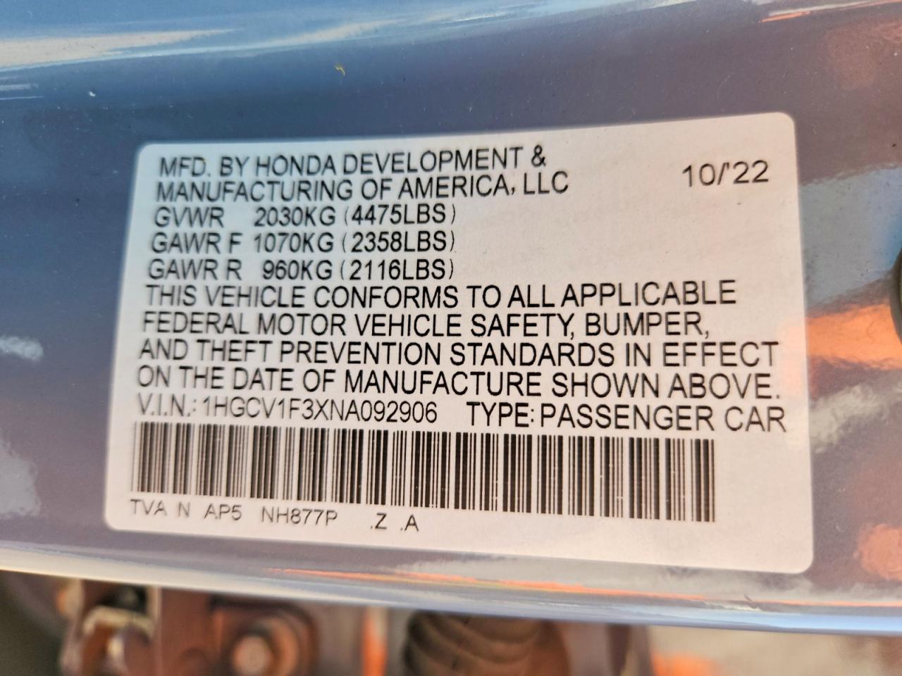 Honda Accord Sport
