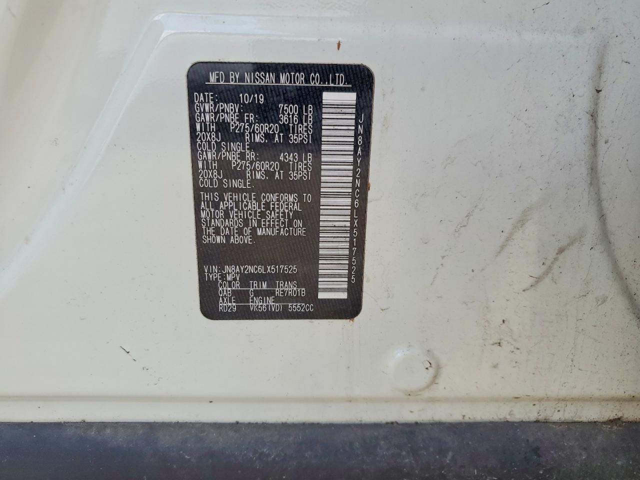Nissan Armada Sl