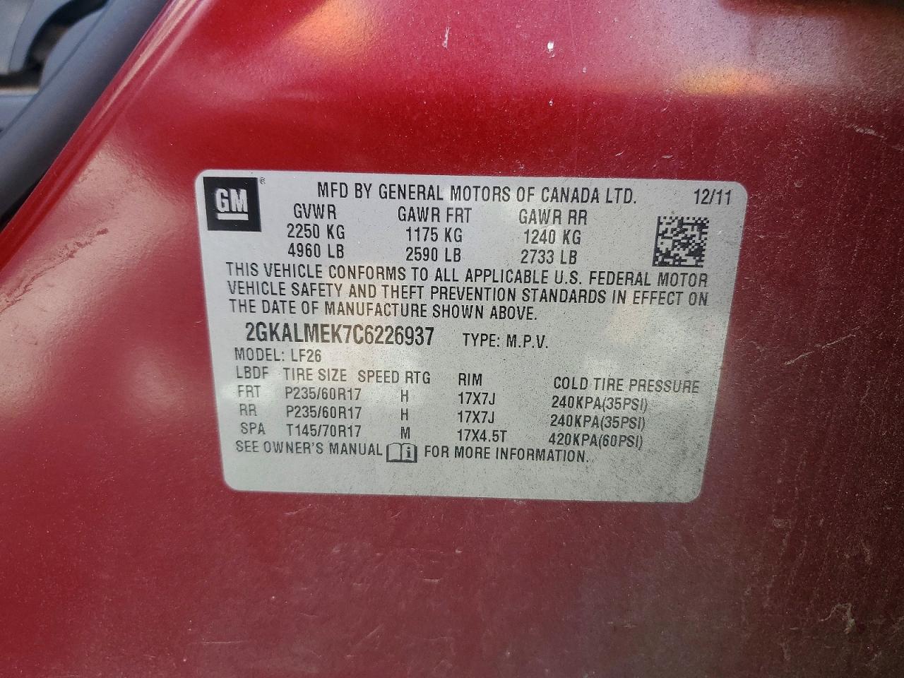 GMC Terrain Sle
