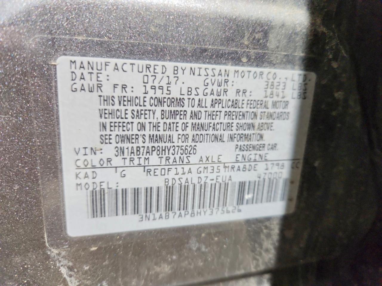 Nissan Sentra Sv