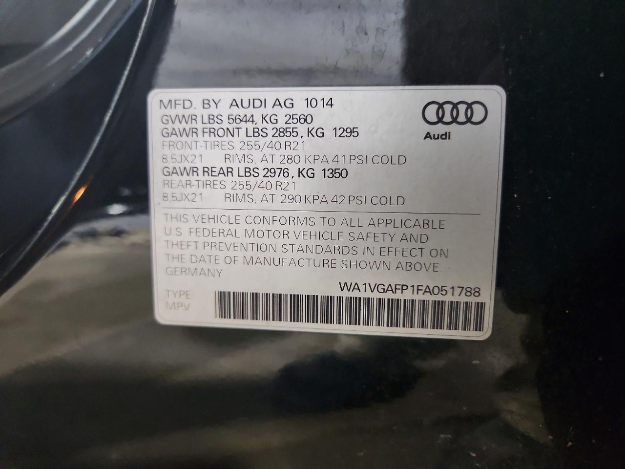 Audi Sq Prestige