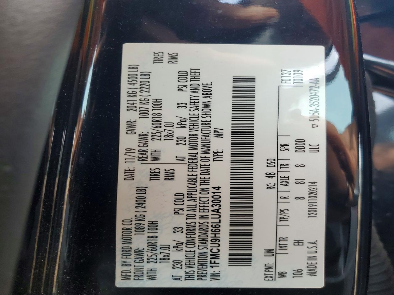 Ford Escape Sel
