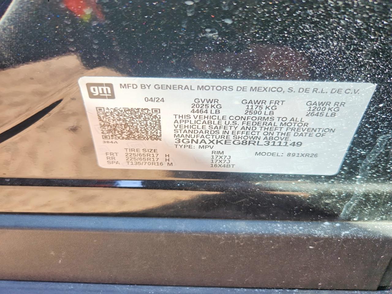 Chevrolet Equinox Lt