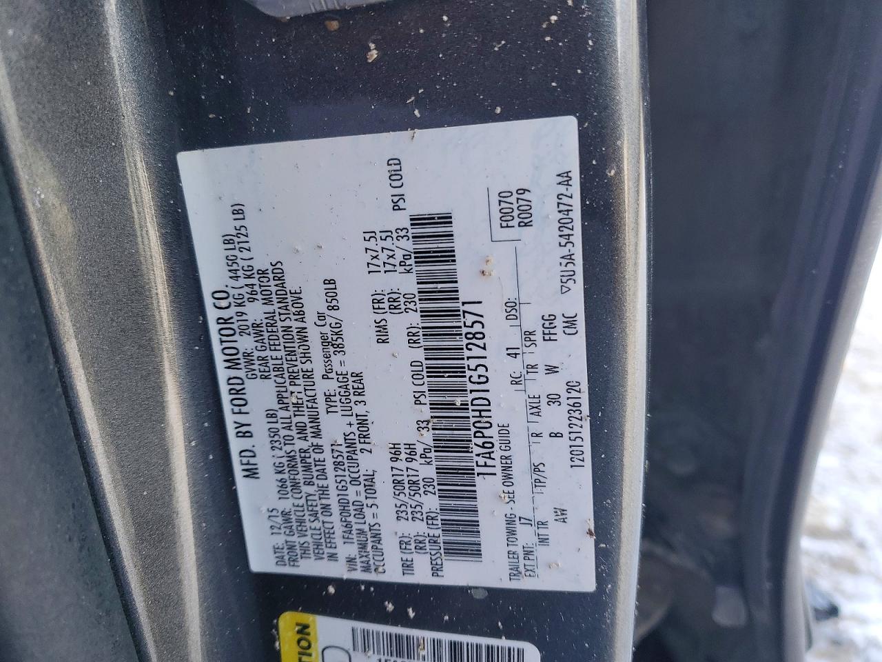 Ford Fusion Se